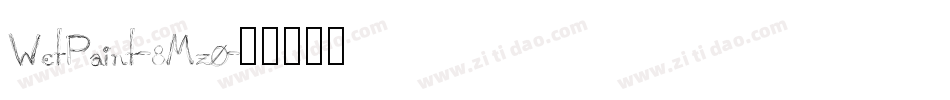 WetPaint-8Mz0字体转换