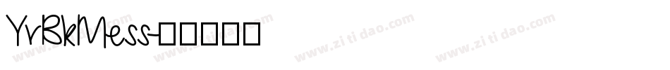 YrBkMess字体转换