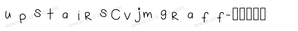 UpstairsCVJMgraff字体转换