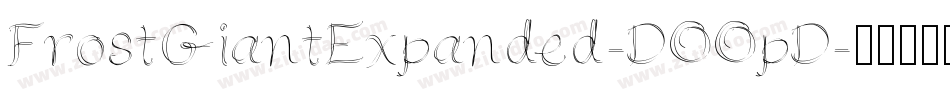FrostGiantExpanded-DOOpD字体转换
