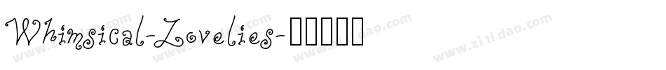 Whimsical-Lovelies字体转换
