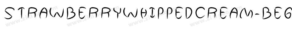StrawberryWhippedCream-Be6l字体转换