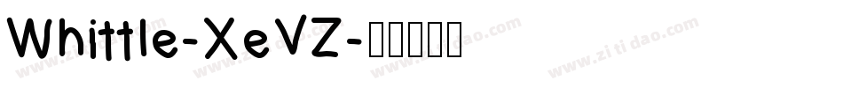 Whittle-XeVZ字体转换