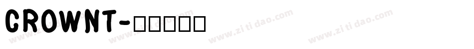 CROWNT字体转换