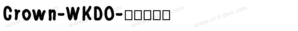 Crown-WKDO字体转换