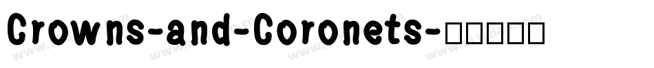 Crowns-and-Coronets字体转换