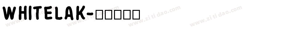 WHITELAK字体转换