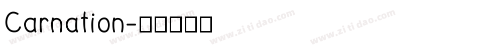 Carnation字体转换