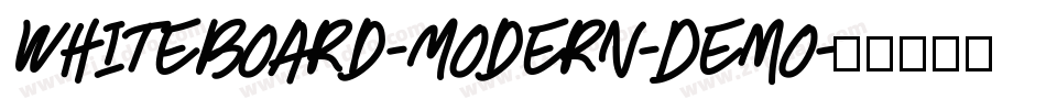 Whiteboard-Modern-Demo字体转换