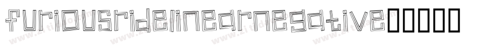FuriousRideLinearNegative字体转换