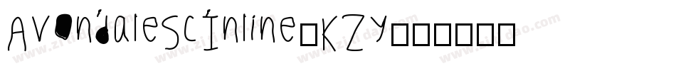 AvondaleScInline-KZy字体转换