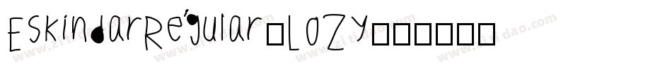 EskindarRegular-L0Zy字体转换