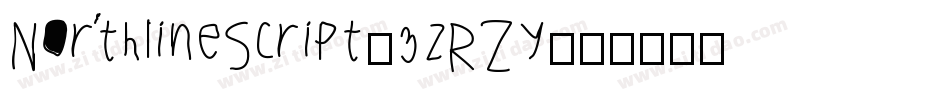 NorthlineScript-3zRZy字体转换