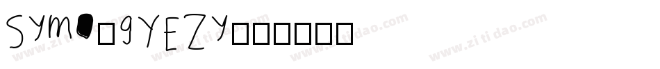 Symo-9YEZy字体转换