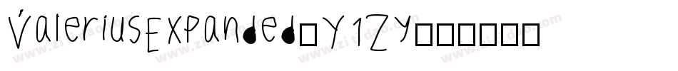 ValeriusExpanded-Y1Zy字体转换
