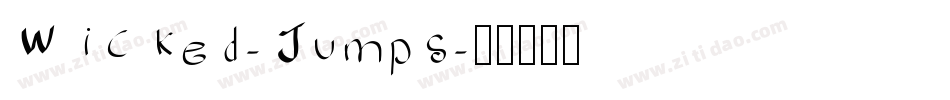 Wicked-Jumps字体转换