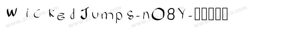 WickedJumps-nO8Y字体转换