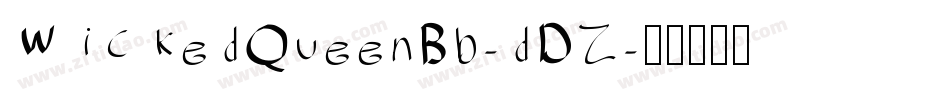 WickedQueenBb-dDZ字体转换