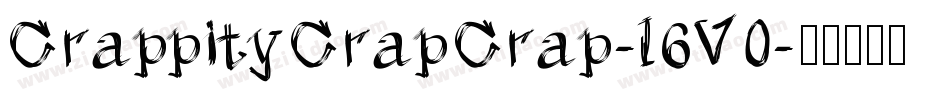 CrappityCrapCrap-l6V0字体转换