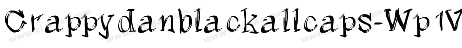 Crappydanblackallcaps-Wp1V字体转换
