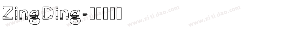 ZingDing字体转换