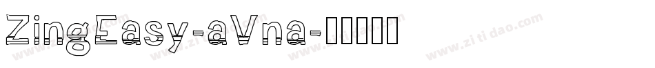 ZingEasy-aVna字体转换