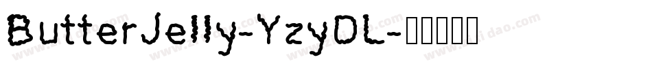 ButterJelly-YzyDL字体转换