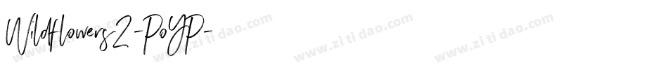 Wildflowers2-PoYP字体转换