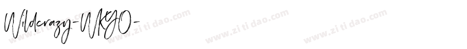 Wildcrazy-WKYO字体转换