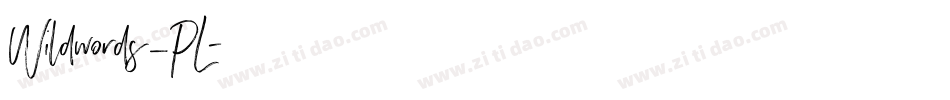 Wildwords_PL字体转换