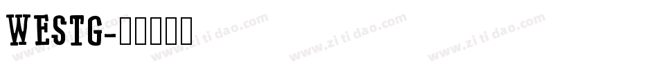 WESTG字体转换