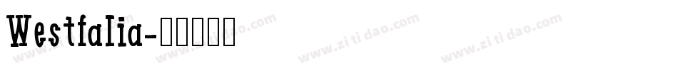 Westfalia字体转换