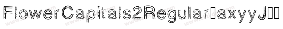 FlowerCapitals2Regular-axyyJ字体转换