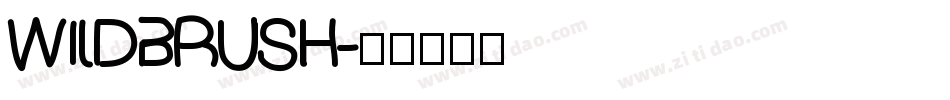 WILDBRUSH字体转换