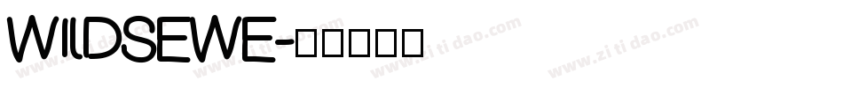 WILDSEWE字体转换