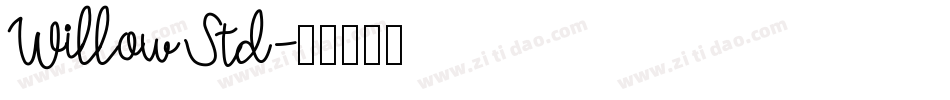 WillowStd字体转换