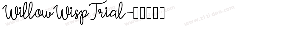 WillowWispTrial字体转换