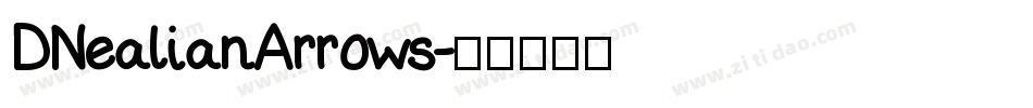 DNealianArrows字体转换