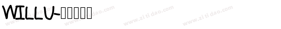 WILLU字体转换