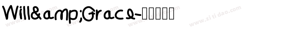 Will&Grace字体转换