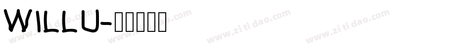 WILLU字体转换