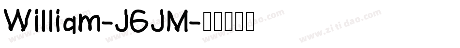 William-J6JM字体转换