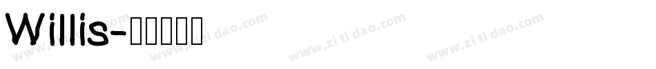 Willis字体转换