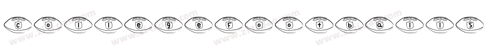 CollegeFootballSans-1vaj字体转换