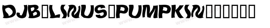 DJB-Linus-Pumpkin字体转换