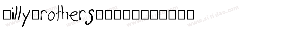 WillyBrothers-17E4字体转换