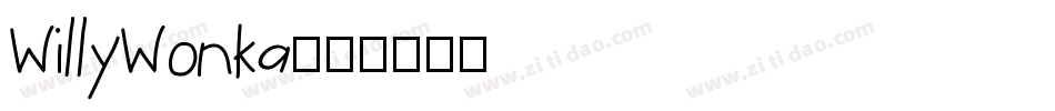WillyWonka字体转换