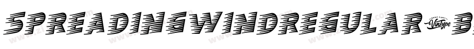 SpreadingWindRegular-BmDB字体转换