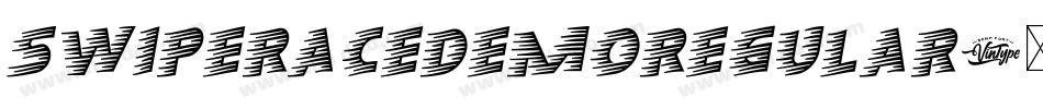 SwipeRaceDemoRegular字体转换
