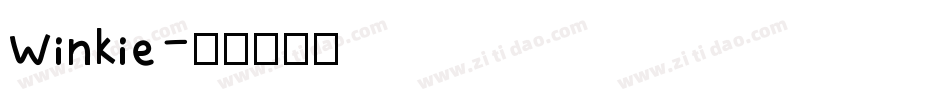 Winkie字体转换